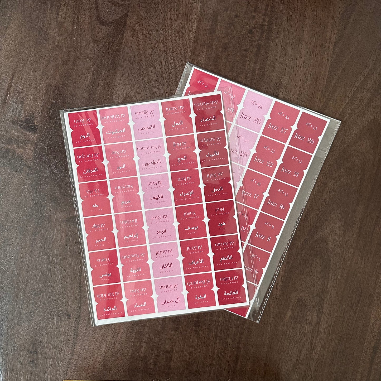 Onglets Rose framboise