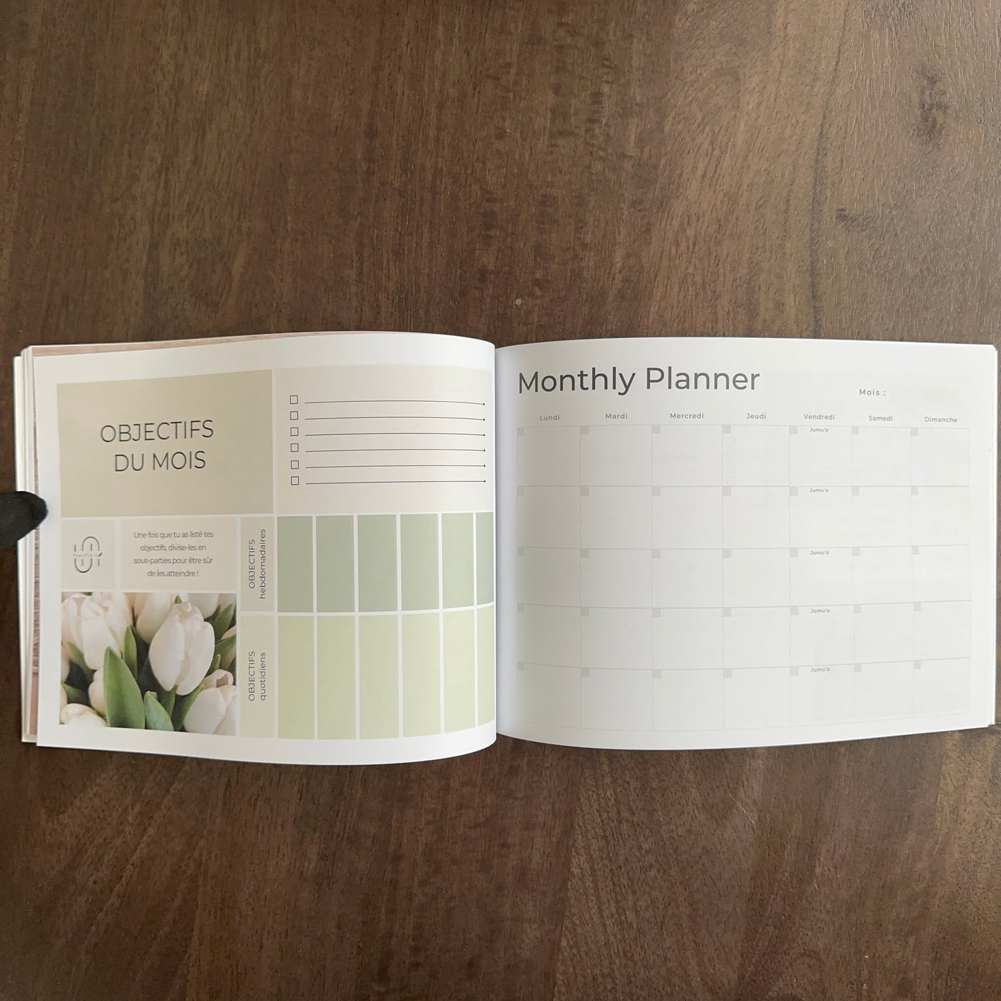 Monthly planner