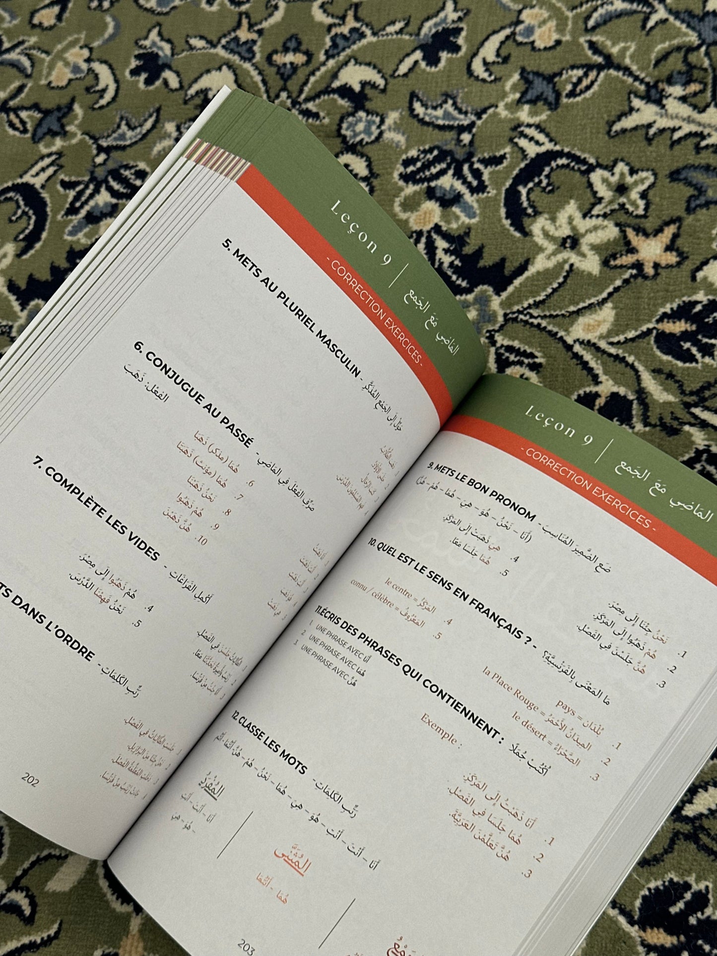 Carnet compréhension arabe