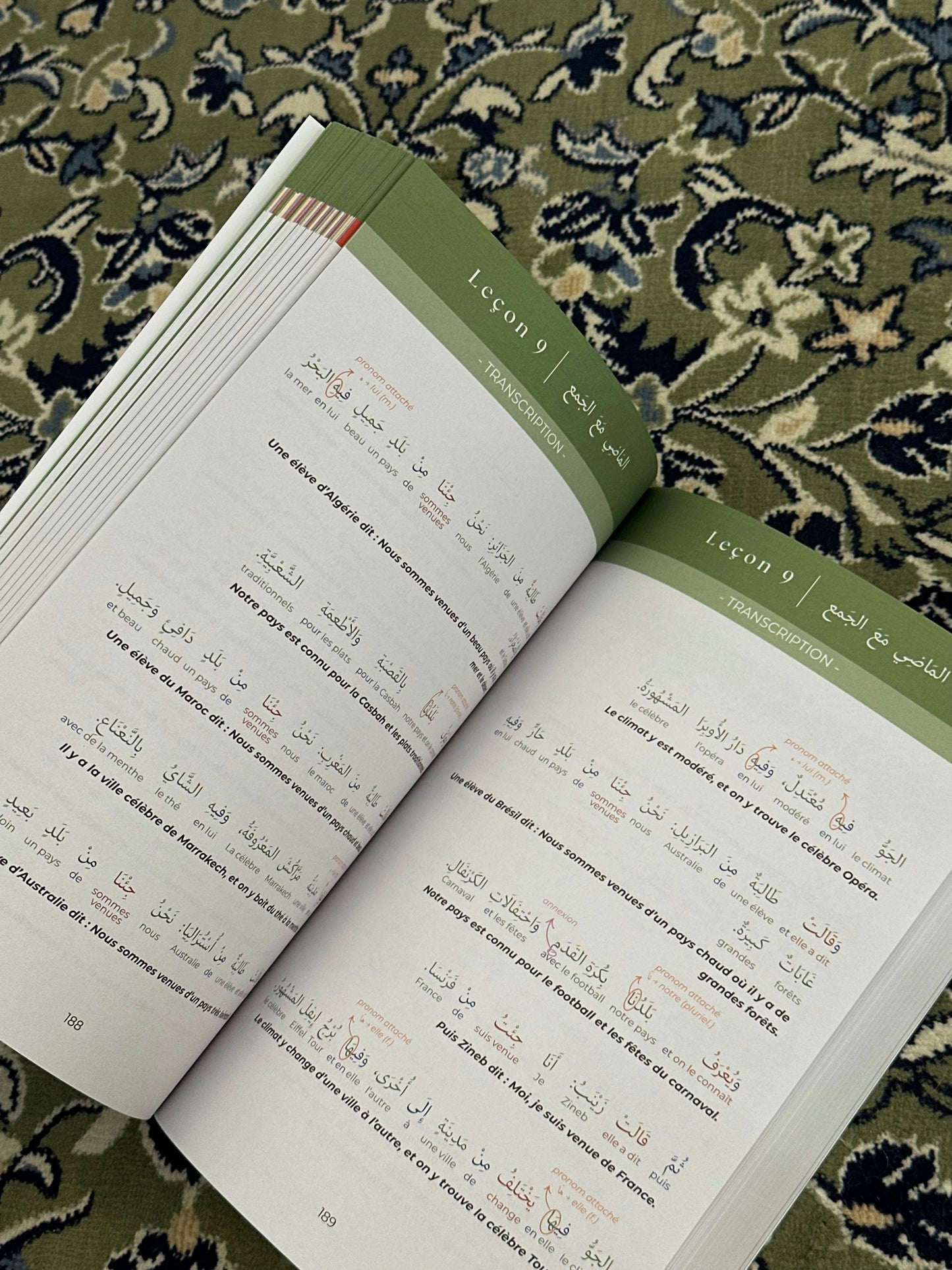 Carnet compréhension arabe