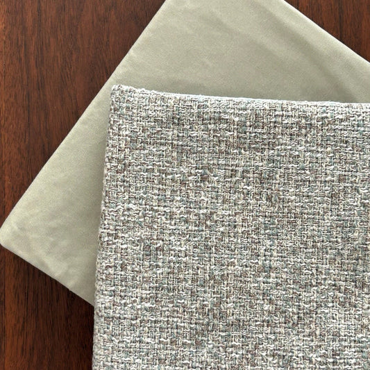 Protège Coran tweed sauge